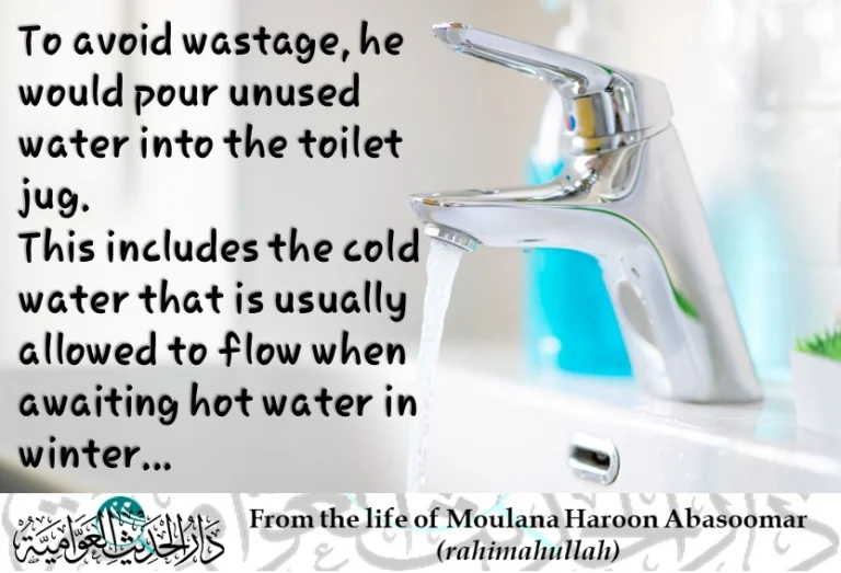 Water usage
